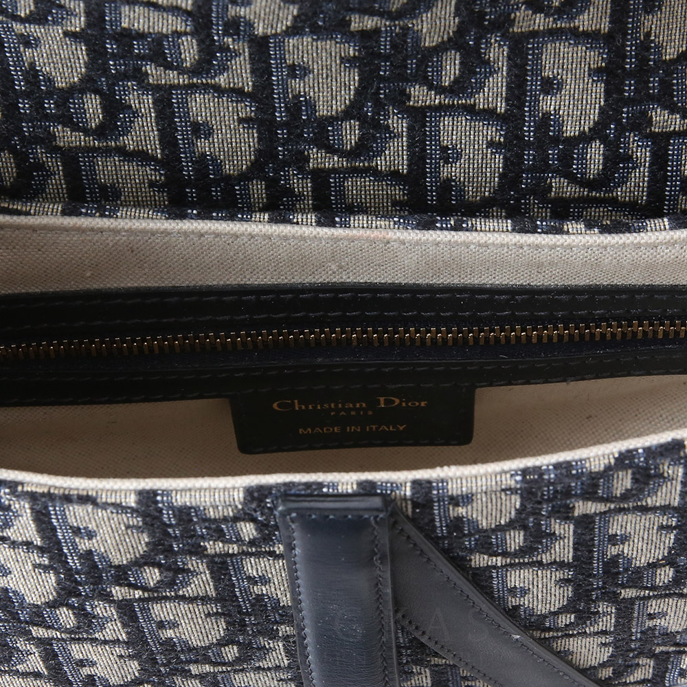 CHRISTIAN DIOR(USED)크리스찬디올 오블리크 새들백 미디움